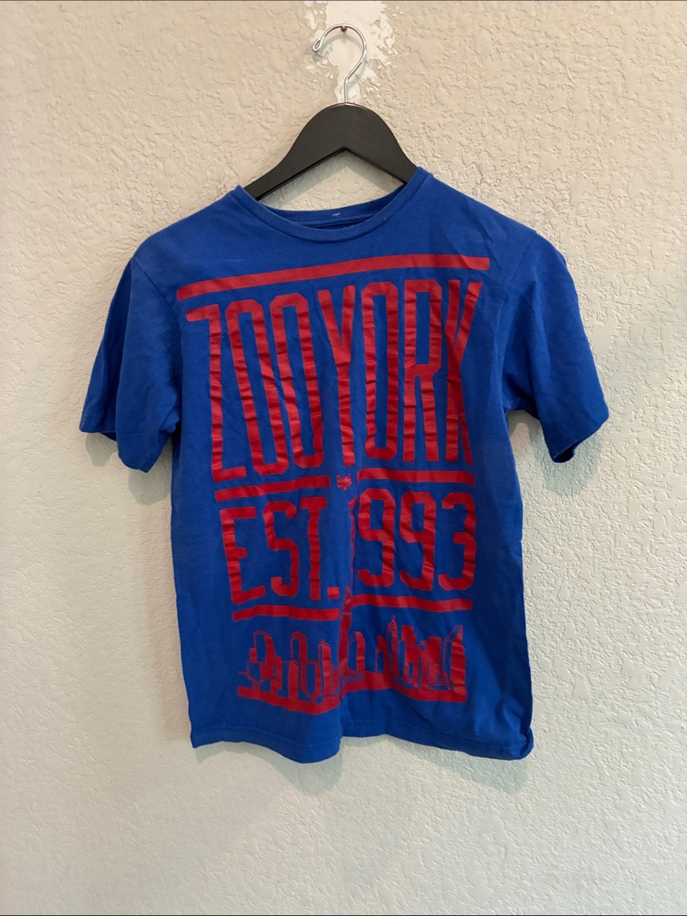 Zoo York Boys Blue Tee with Red Graphic Logo